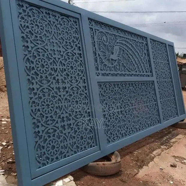 Laser Cut Design Gates – High-Quality Galvanized Steel Security Gates · Photo 1