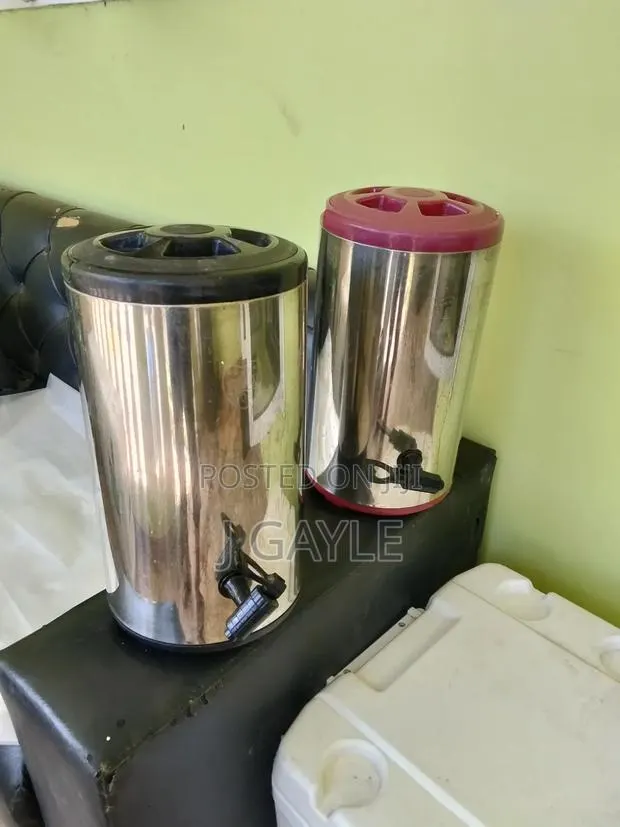 Stainless Steel Beverage Dispenser · Photo 1