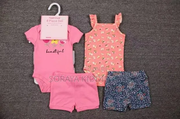 4 Pieces Tedimimak Dress Set for Girls · Photo 1