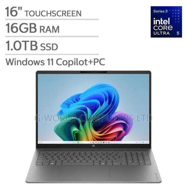 New Laptop HP OmniBook 5 16" 16GB Intel Core Ultra 7 SSD 1T · Photo 1