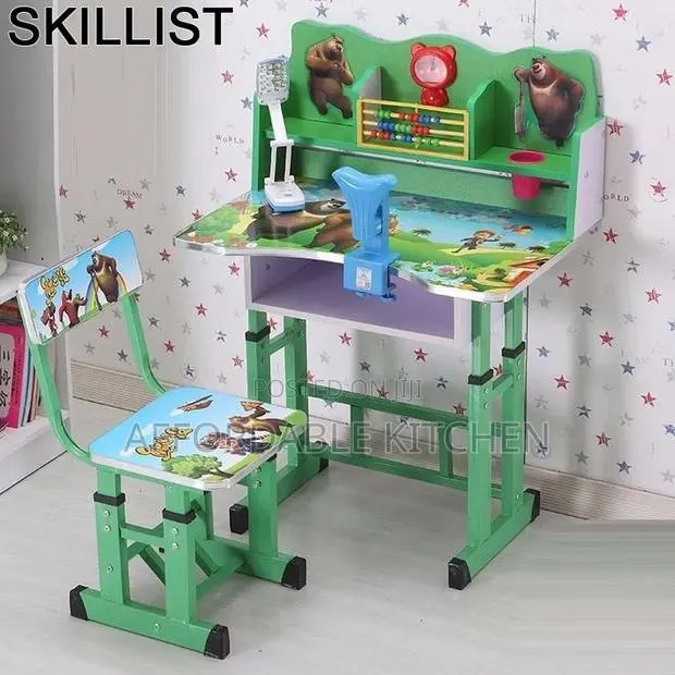 Kids Study Table And Chair Desk · Photo 2