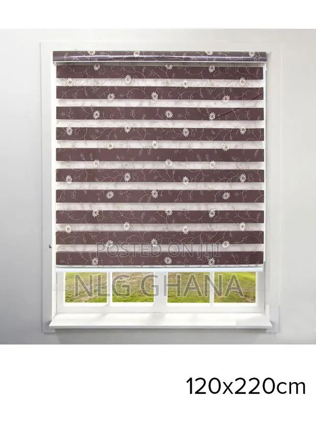 Duo Roller Blind Only One Piece - Brown | (120 X 220 Gdx9444 · Photo 1