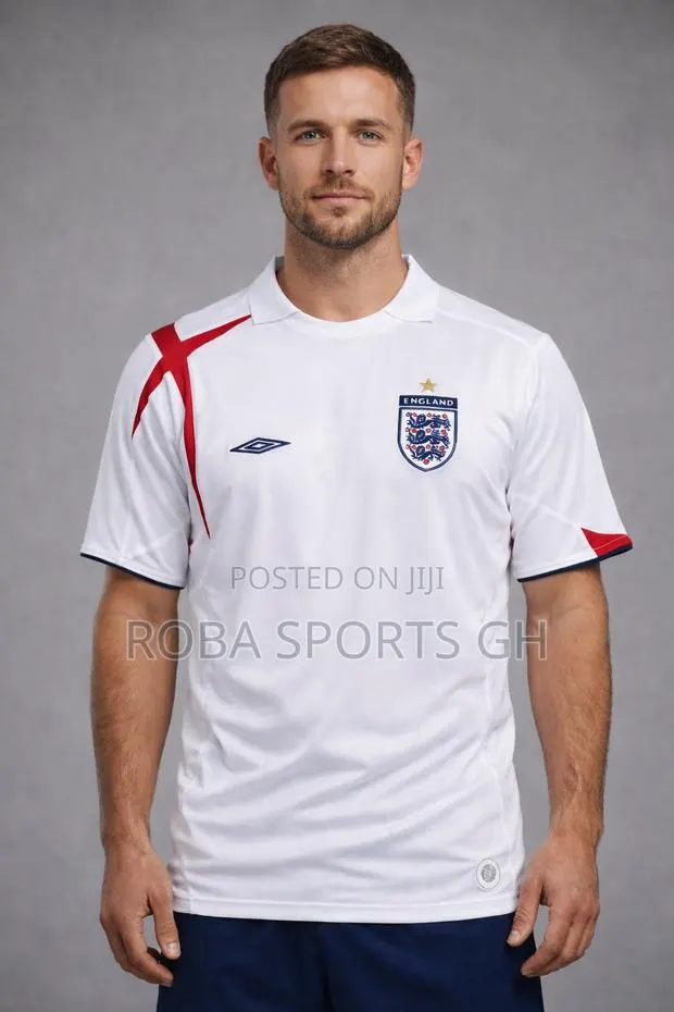 2006 England Retro Home Jersey · Photo 1