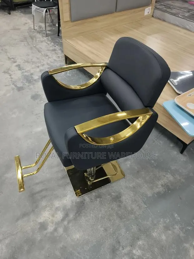 Imperial Black/Gold Barber Chair(original First Grade Furniture 59-10) · Photo 2