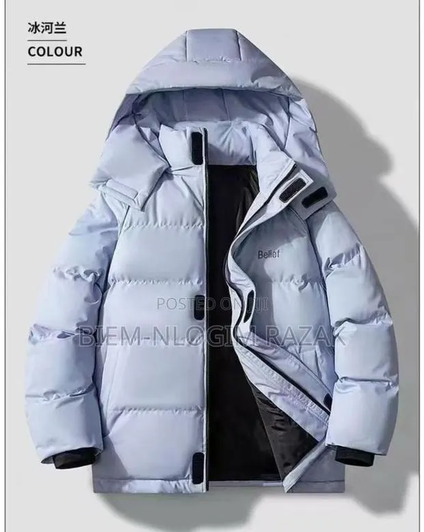 Original Hooded Plain Winter Jacket Available In Stock · Photo 1