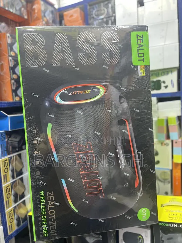 Zealot Portable Wireless Bass Speaker – Powerful Sound, Bold Design · Photo 1