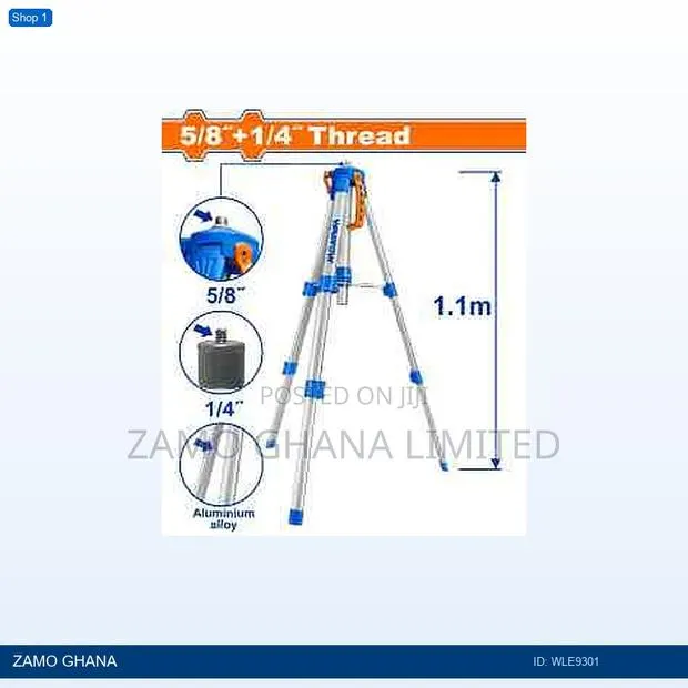 Tripods for Laser Levels - Wle9301 · Photo 1