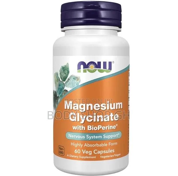 Magnesium Glycinate With Bioperine, 60 Veg Capsules · Photo 1