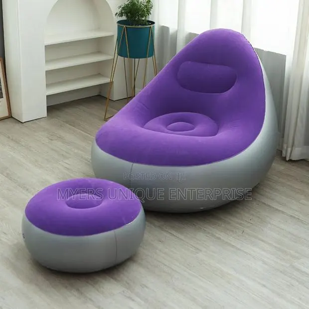 Quality Inflatable Sofa Chair With Leg Rest& Pump For Free · Photo 1