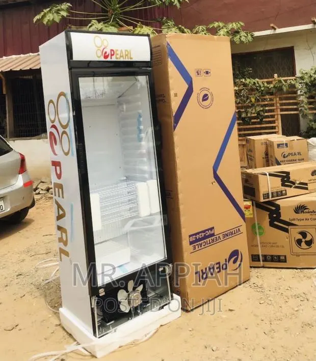 Stainless Steel Pearl PVC-424 Single Door Beverage Cooler. · Photo 1