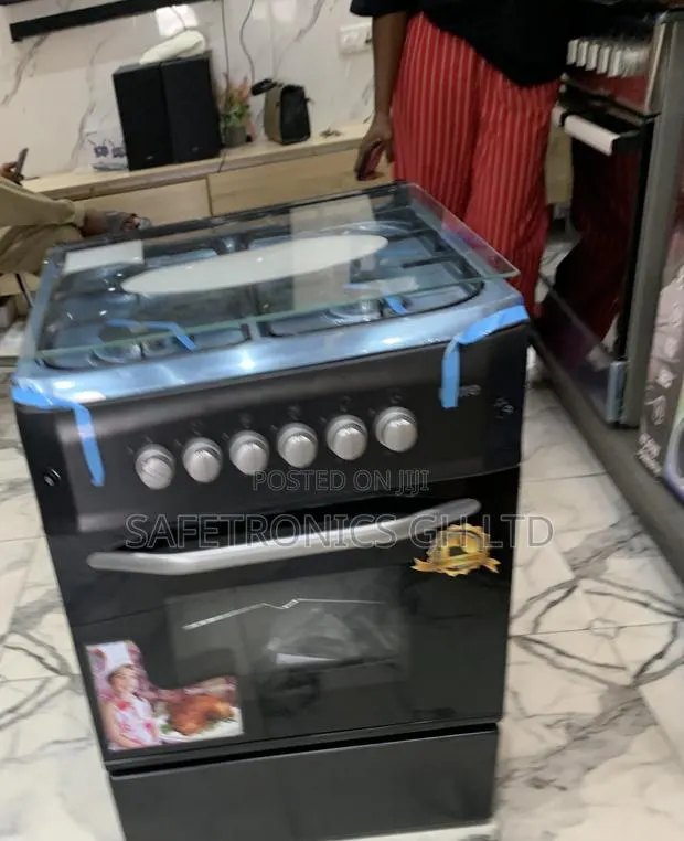 Lastest Black Ferre 60×60 Cm 2 Gas + 2 Electric Dual-Fuel Cooker · Photo 1