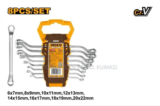 8 PCs Offset Ring Spanner Set · Photo 1