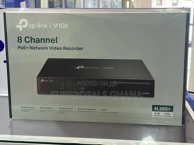 Tp-link Vigi 8 Channel Poe+ Network Video Recorder Nvr · Photo 1