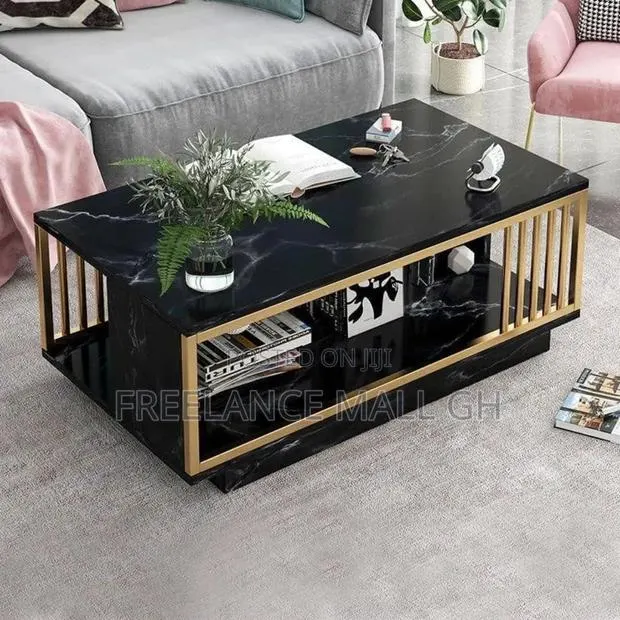 Black and Gold Center Table · Photo 1