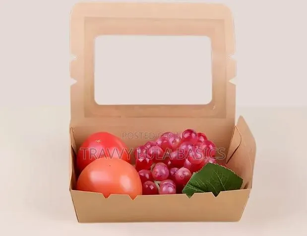New Kraft Paper Box Lunch-1200ml · Photo 1