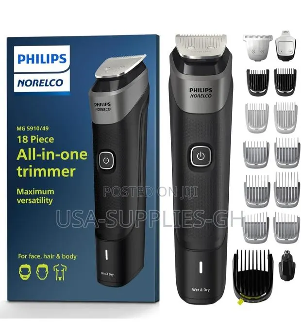 Philips Series 5000 Cordless All-in-One Trimmer Hair Clipper From Usa · Photo 1