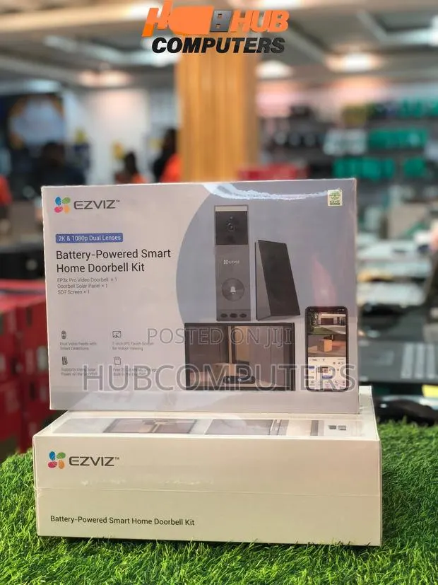 Ezviz CS-EP3x/SD7 Battery Powered Smart Solar Doorbell and Screen Kit · Photo 1
