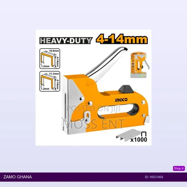 Heavy Duty Staple Gun - Hsg1404 · Photo 1