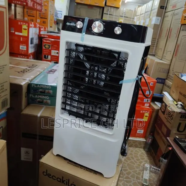 Top Rated 100W Black & White Evaporative Air Cooler From Decakila · Photo 1