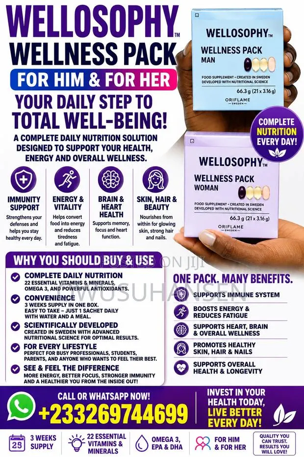 Food Supplement Man Woman (WELLNESS PACK) · Photo 1