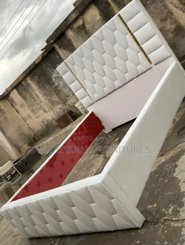 White Sailusx Bed Frame ( Cash on Delivery ) · Photo 1