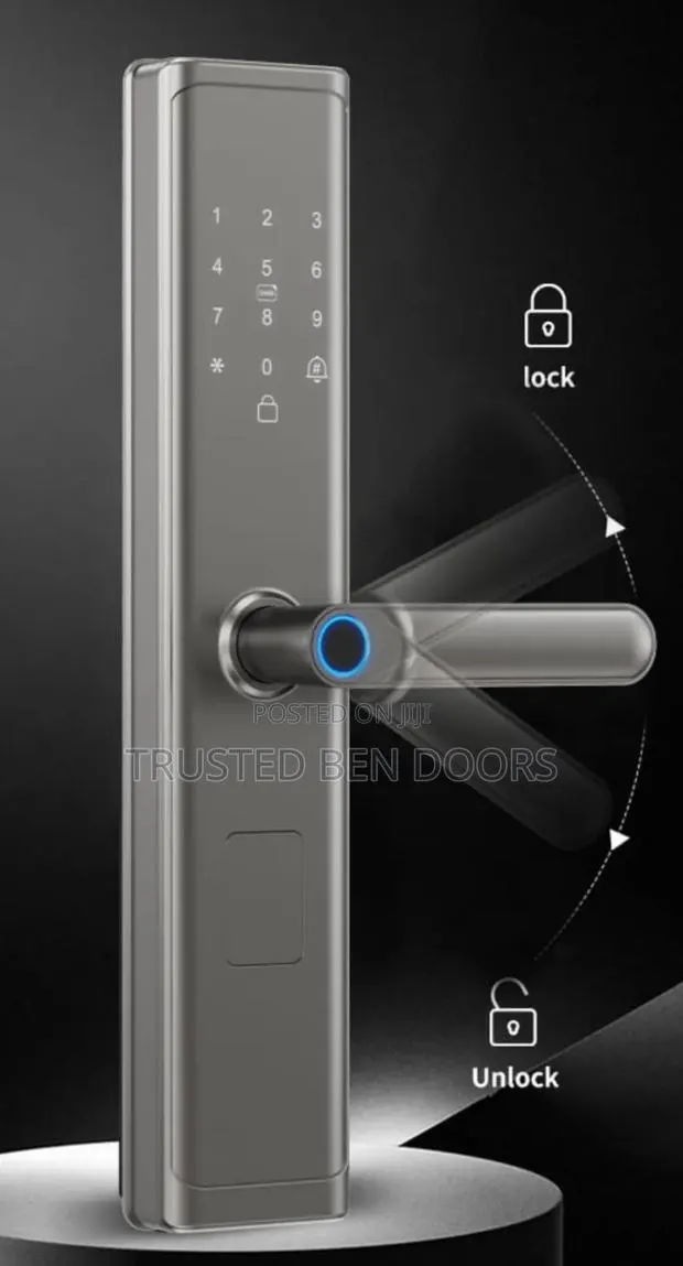 Wireless Tuya Wifi App Biometric Smart Door Locks for All Doors · Photo 1