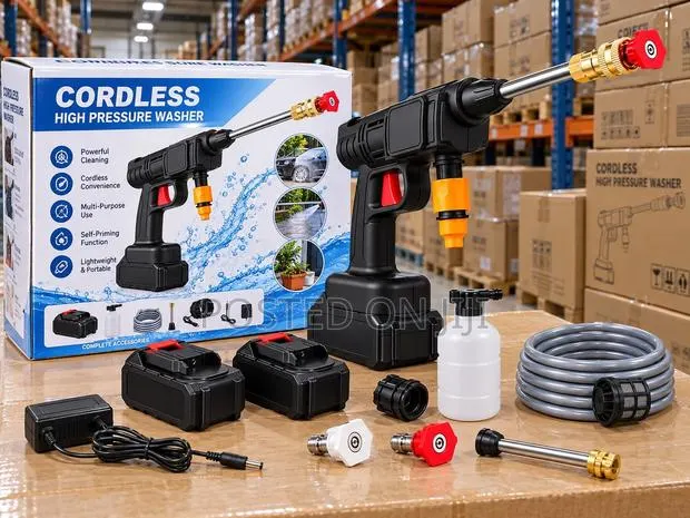 Cordless Portable Car Pressure Washer Gun Rechargeble · Photo 1