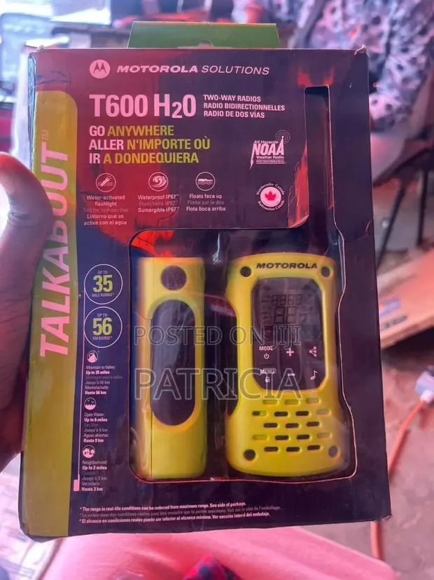 Motorola T600 H2O Waterproof Two-Way Radio Walkie Talkie – 2pcs · Photo 1