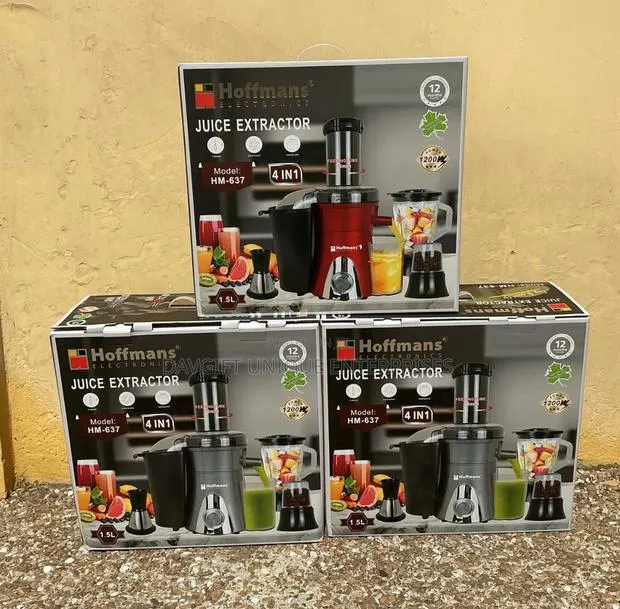 4in1 Hoffman Juice Extractor Comes With Juicers, Grinder and Blender · Photo 1