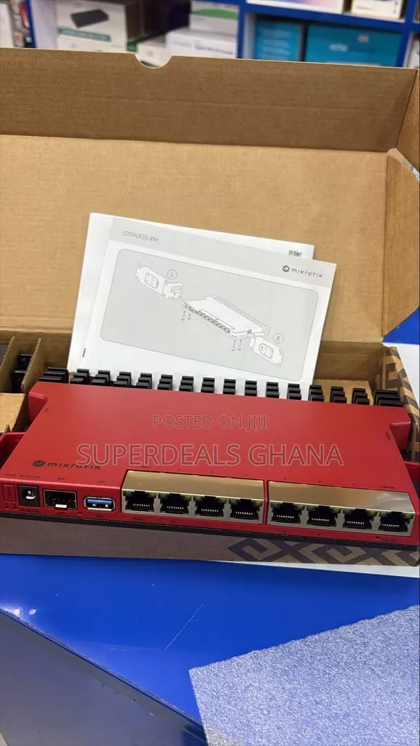 Mikrotik L009UiGS-Rm Router 8 Ports Giga 2.5G SFP New Sealed · Photo 1