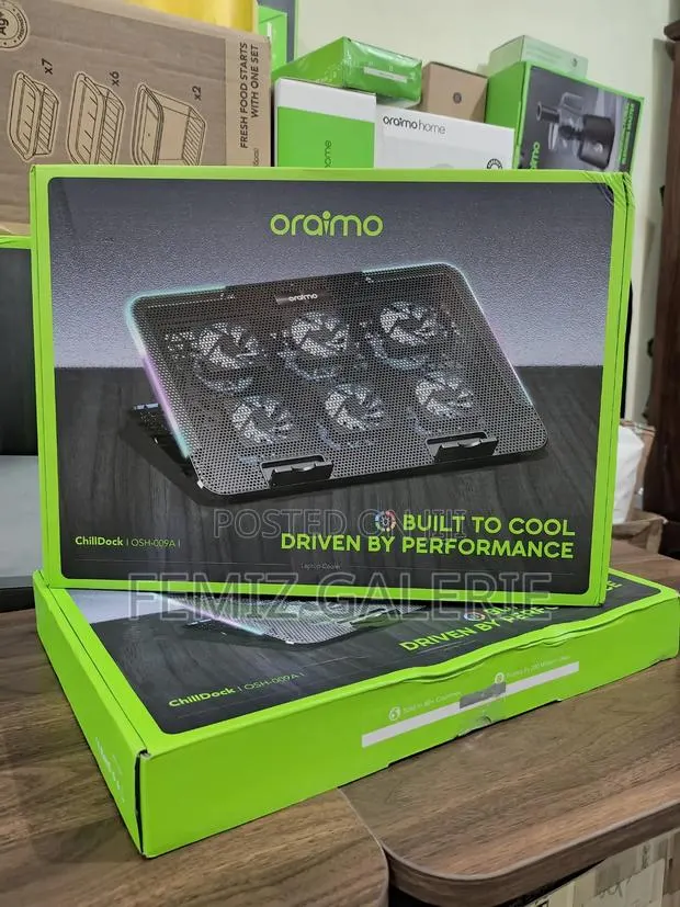 Oraimo Chilldock Dual USB Ports Laptop Cooler · Photo 1