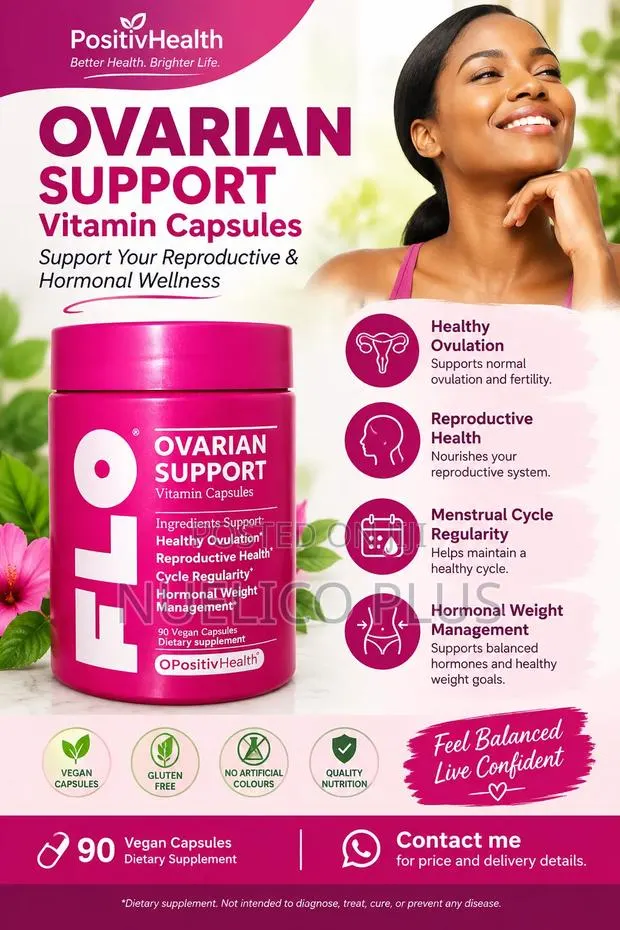 Ovarian Support Vitamin Capsules – 90 Capsules · Photo 1