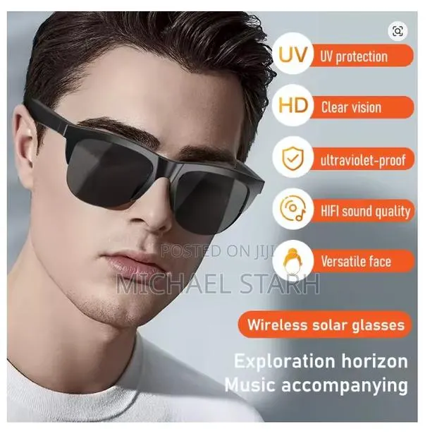 Smart Glasses/Sunglasses With Wireless Bluetooth Earphones · Photo 1