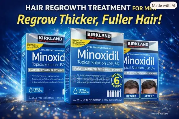 Kirkland Minoxidil Hair Growth Pack (Thicker Hair) · Photo 1