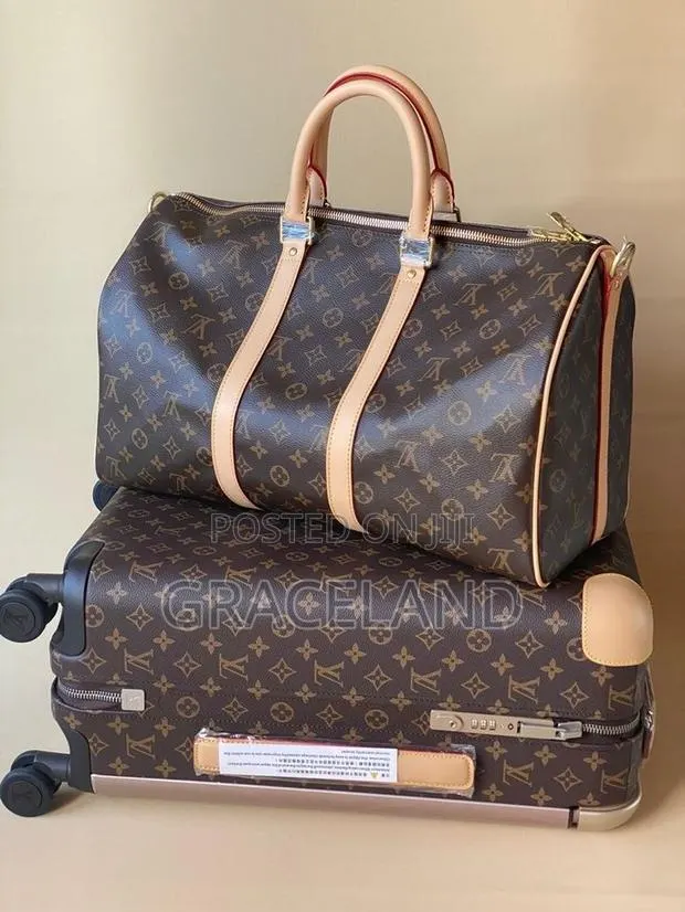 This Is Original Louis Vuitton 2in1 Set Suitcase With Duffle Bag · Photo 1