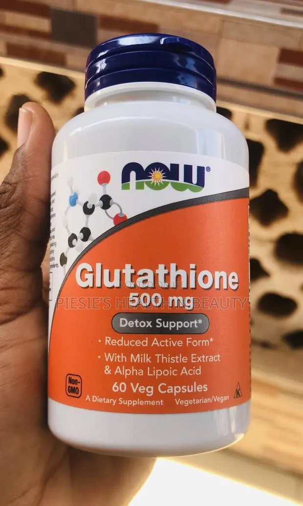 Now Foods Supplements, Glutathione 500 Mg, With Milk Thistle 60s · Photo 1