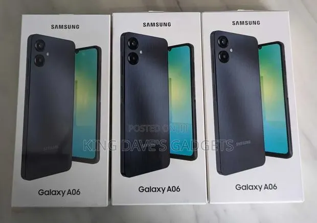 New Samsung Galaxy A06 64 GB Black
