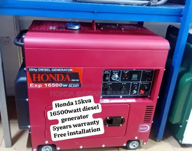 Soft Energy Systems Honda 15kva 16500watt Diesel Generator · Photo 1