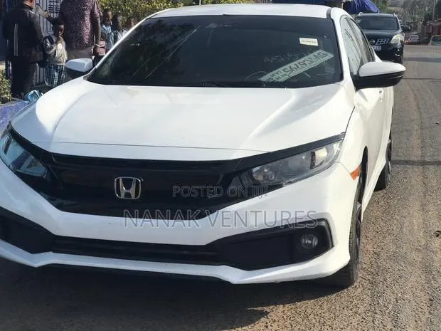 Honda Civic EX-L Sedan 2019 White · Photo 1