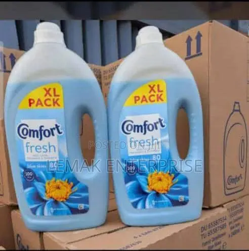 Comfort Fresh Blue Skies Fabric Conditioner (80 Washes, 2.4L XL Pack)