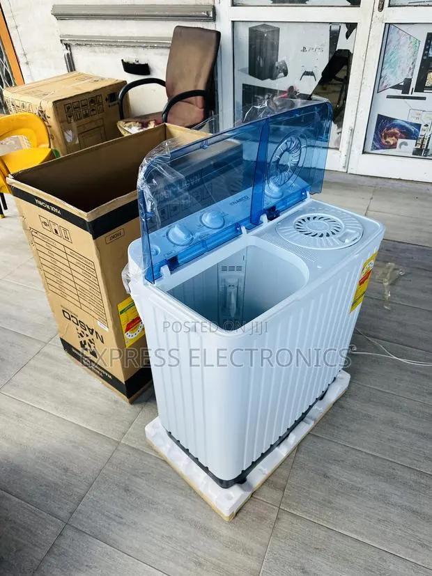 Brand New White Wm Topload Twintub 7kg Nasco · Photo 1