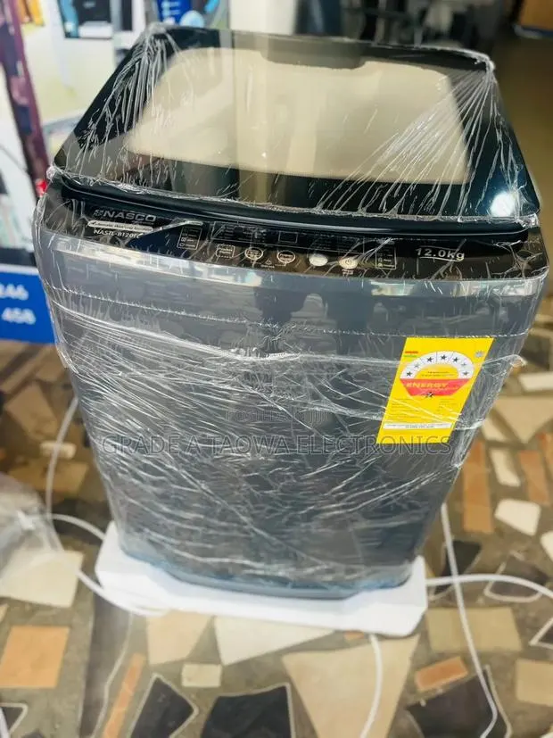 Dark Grey Nasco 12kg Top Load Fully-Automatic Washing Machine · Photo 1