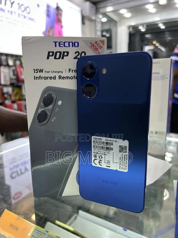 New Tecno Pop 20 64 GB Blue · Photo 1