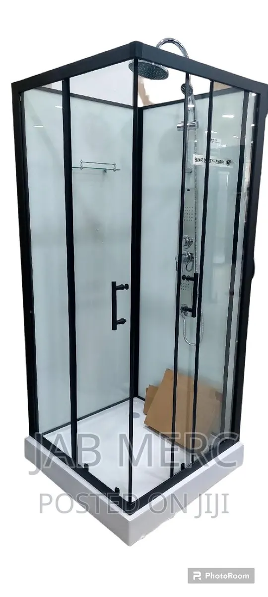 Discount Price 90 X 90 Cm Shower Cabin Glass Full Set Cubicle Bathroom