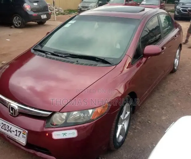 Honda Civic 1.4i Sport Automatic 2009 Red · Photo 1