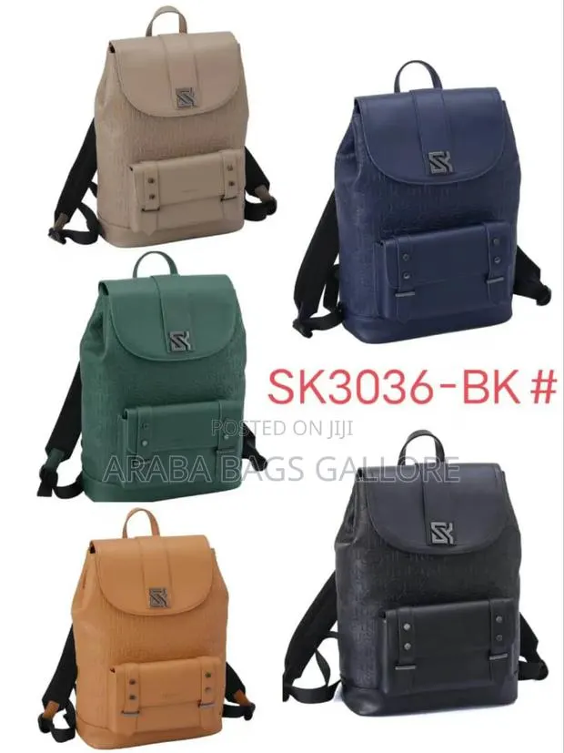 Original Designer Leather Laptop Backpack · Photo 1