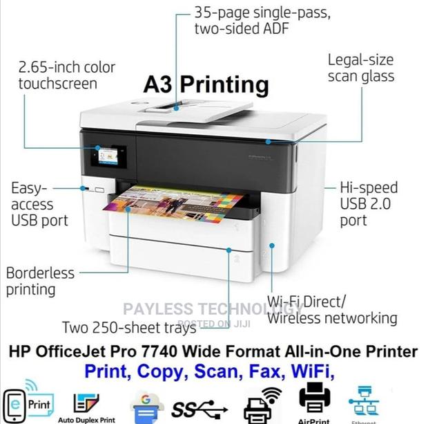 Hp Officejet Pro 7740 Wide Format Wireless Printers · Photo 4