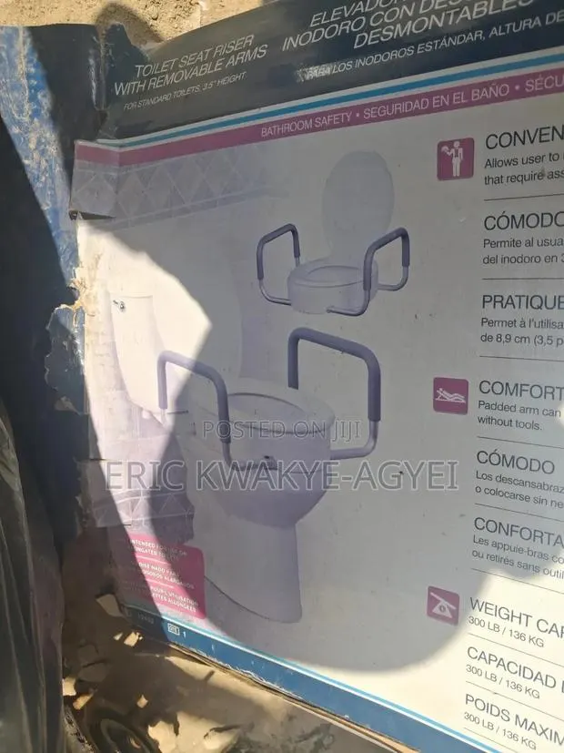 Drive Medical Elevated Toilet Seat / Premium Seat Riser · Photo 1