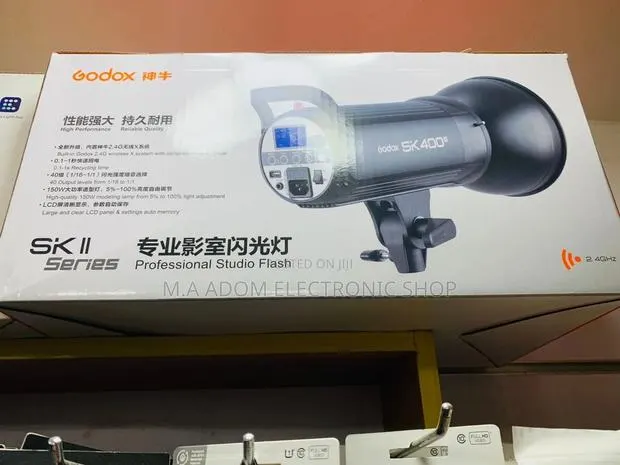 Well Design Godox SK 400 Studio Flash Led Light. · Photo 1
