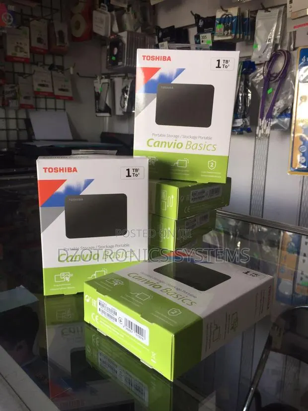 1tb Toshiba Canvio Basics Usb 3.0 External Hard Drive · Photo 1